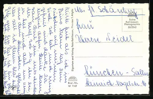 AK Schönberg i. Bayer. Wald, Gasthof und Cafe im Ortskern