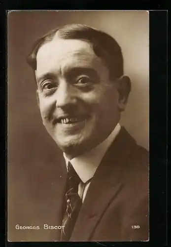 AK Portrait des Schauspielers Georges Biscot
