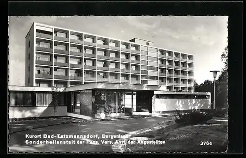 AK Bad-Tatzmannsdorf, Sonderheilanstalt der Pens. Vers. Anst. der Angestellten