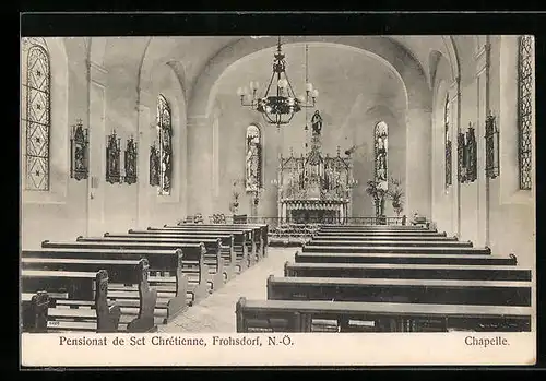 AK Frohsdorf, Pensionat de Sct Chretienne, Chapelle