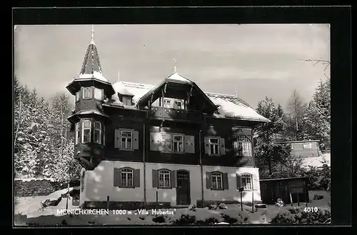 AK Mönichkirchen, Blick auf Villa Hubertus