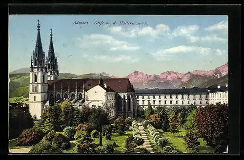 AK Admont, Stift m. d. Hallermauern