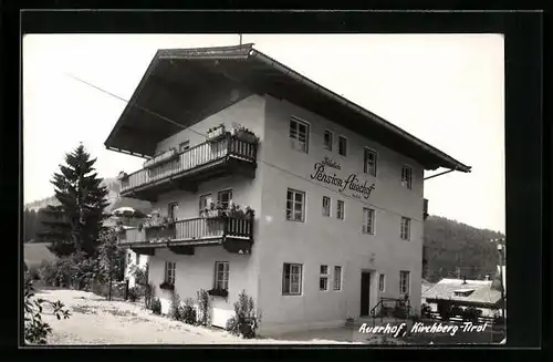 AK Kirchberg, Blick auf Pension Auerhof