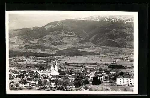 AK St. Andrä /L., Ortsansicht aus der Vogelschau