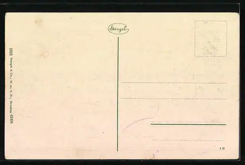 AK Badgastein, Blick in den Ort