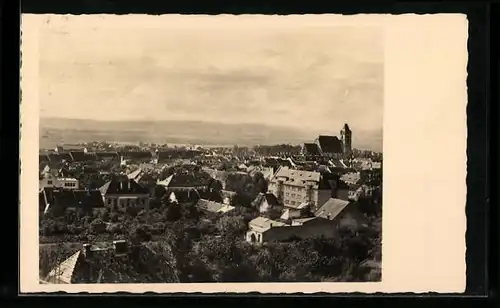 AK Eisenstadt /Burgenland, Ortsansicht aus der Vogelschau