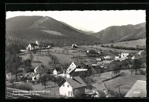 AK Waidmannsfeld, Teilansicht des Ortes