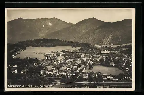 AK Bad Ischl, Kaltenbach aus der Vogelschau