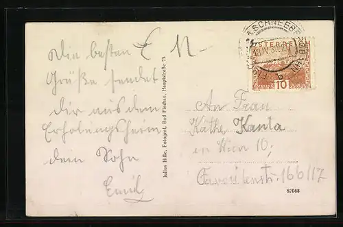 AK Bad Fischau, Erholungsheim, Speisesaal