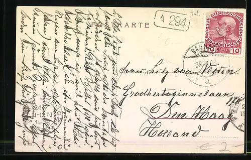 AK Bad Hall, Blixk zum Sanatorium