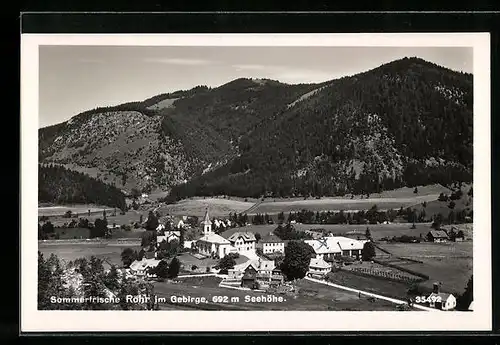 AK Rohr i. Geb., Gesamtansicht mit Kirche