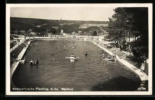 AK Piesting, Partie vom Waldbad