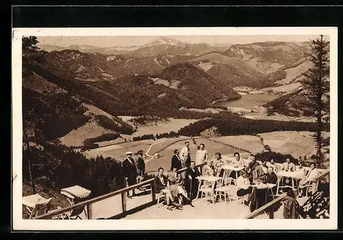 AK Bürgeralpe, Hotel-Restaurant J. Feichtegger an der Seilschwebebahn