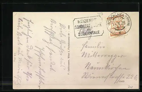 AK Kirchschlag, Ortsansicht mit Kirche