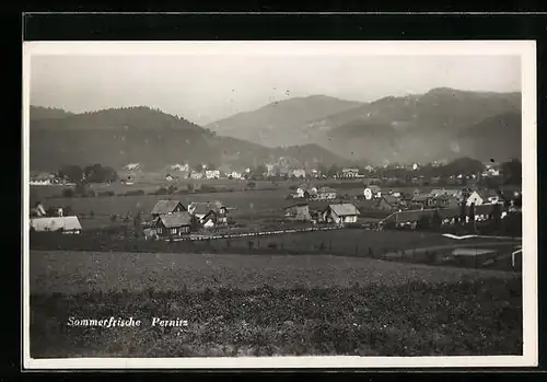 AK Pernitz, Ortsansicht aus der Ferne