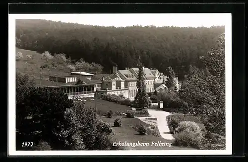 AK Muthmannsdorf, Felbring, Blick auf das Erholungsheim