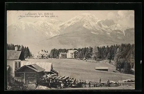 AK Igls, Neues Kurhaus gegen die Saile