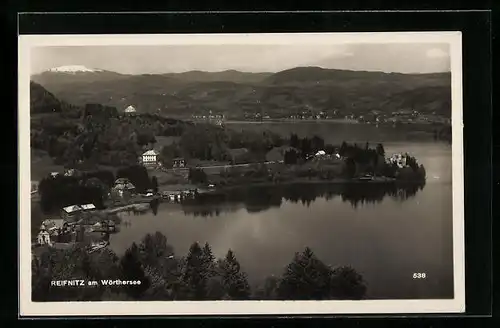 AK Reifnitz am Wörthersee, Ortsansicht aus der Vogelschau