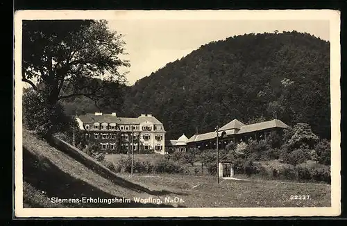 AK Wopfing, Blick auf das Siemens-Erholungsheim