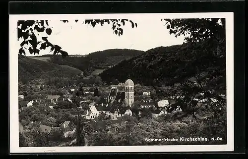 AK Kirchschlag, Schöne Aussicht auf den Ort