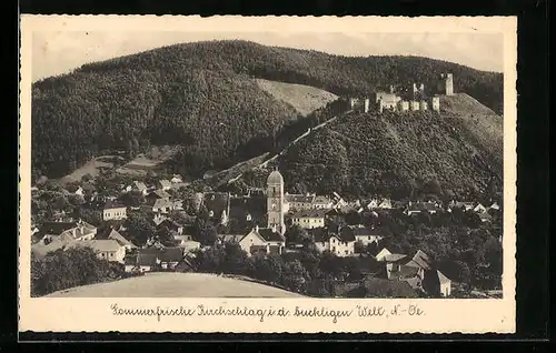 AK Kirchschlag i. d. buckligen Welt /N.-Oe., Teilansicht