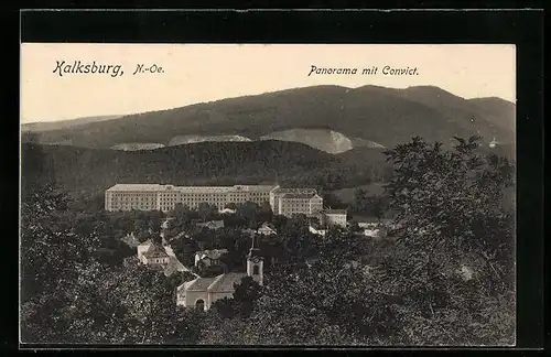 AK Kalksburg /N.-Oe., Panorama mit Convict