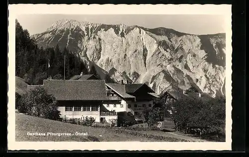 AK Oetz /Ötztal, Gasthaus Piburgersee