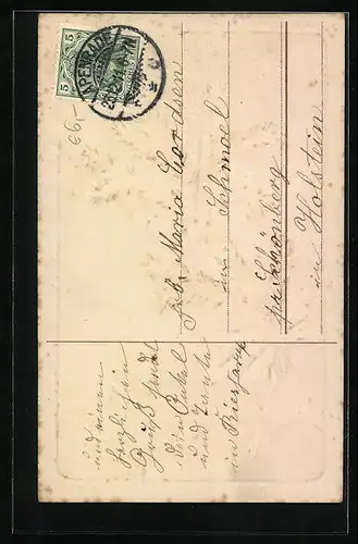 AK Tannenzweig zu Weihnachten