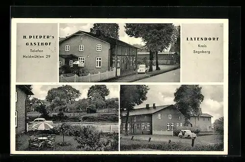 AK Latendorf b. Segeberg, Gasthof H. Pieper