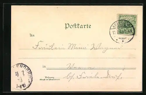 Lithographie Meissner, Gaststätte Schwalbenthal, Seesteine I. und II