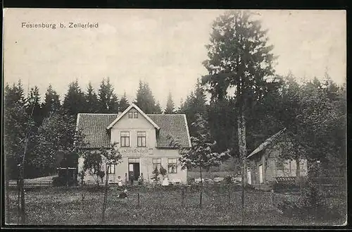 AK Festenburg b. Zellerfeld, Gasthaus Grüne Tanne
