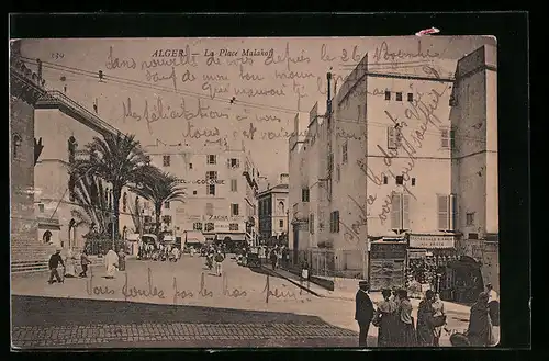 AK Alger, La Place Malakoff