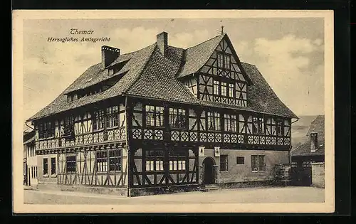 AK Themar, Blick auf d. Herzogl. Amtsgericht