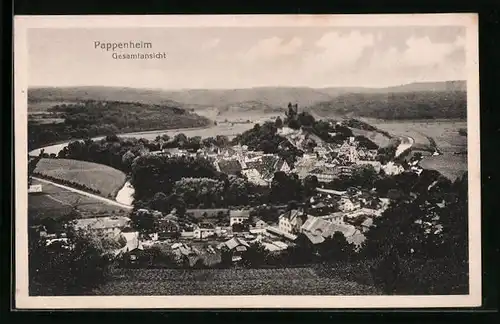 AK Pappenheim, Gesamtansicht vom Dorf