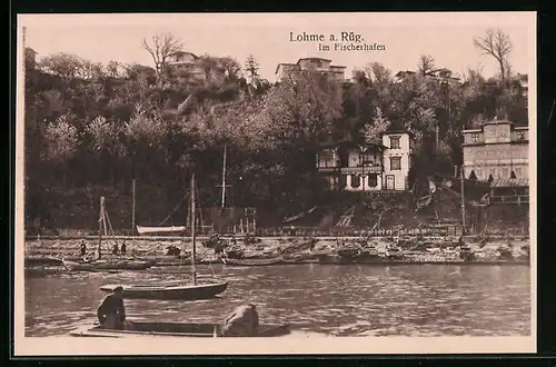 AK Lohme, Partie im Fischerhafen