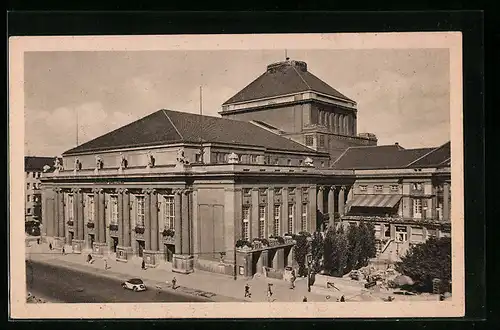 AK Berlin-Charlottenburg, Städtische Oper in der Bismarckstrasse