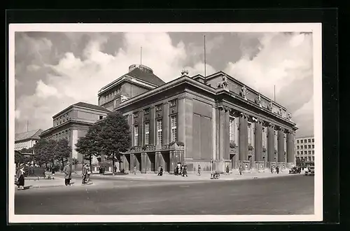 AK Berlin-Charlottenburg, deutsches Opernhaus