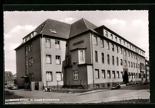 AK Wanne-Eickel, Blick auf das St. Josefs-Krankenhaus
