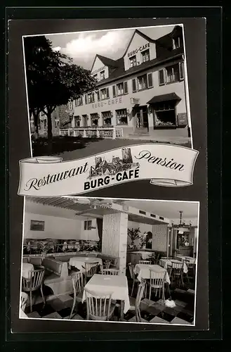 AK Alken /Mosel, Restaurant und Pension Burg Cafe