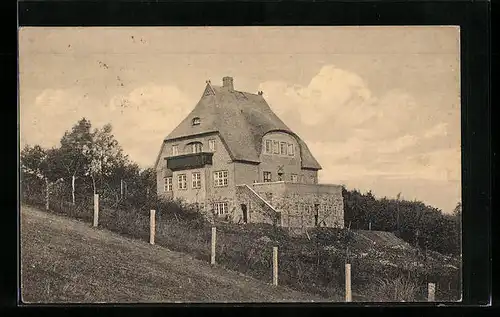 AK Gleschendorf bei Lübeck, Siedlung Klingberg, Villa