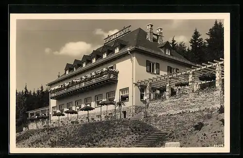 AK Saalburg am Stausee, Erholungsgaststätte Fürstenhöhe