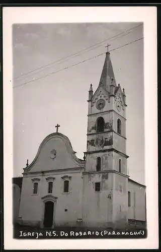 Fotografie unbekannter Fotograf, Ansicht Paranagua, Igreja N.S. Do Rosario