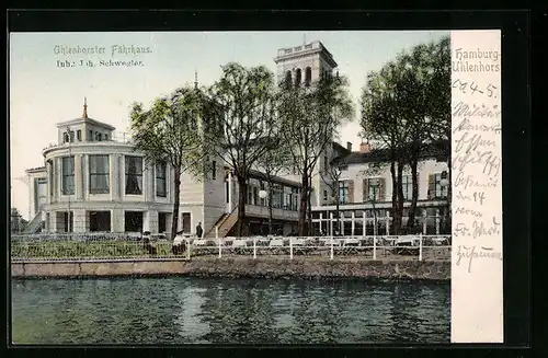 AK Hamburg-Uhlenhorst, Fährhaus, Inh. Joh. Schwegler