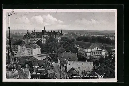 AK Güstrow i. M., Blick auf das Schloss
