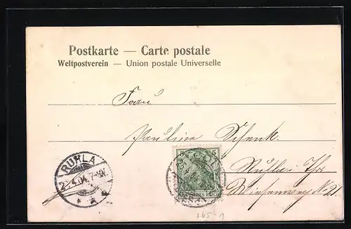 AK Köln a. Rh., Blick auf den Bahnhof