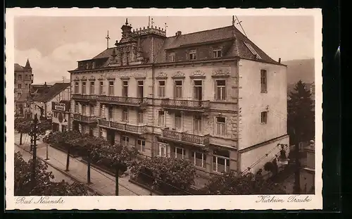 AK Bad Neuenahr, Kurheim Traube und Rheinland-Garage