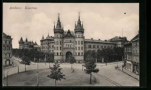 AK Aachen, Blick auf die Kaserne