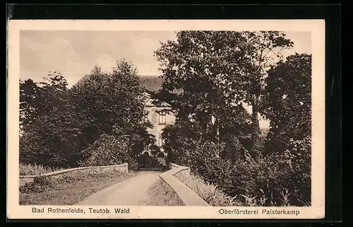 AK Bad Rothenfelde /Teutob. Wald, Oberförsterei Palsterkamp