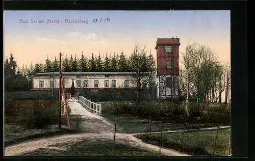 AK Bad Sachsa, Blick auf`s Gasthaus Ravensberg