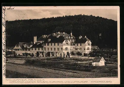 AK Bad Dürrheim, Kindersolbad mit Umgebung